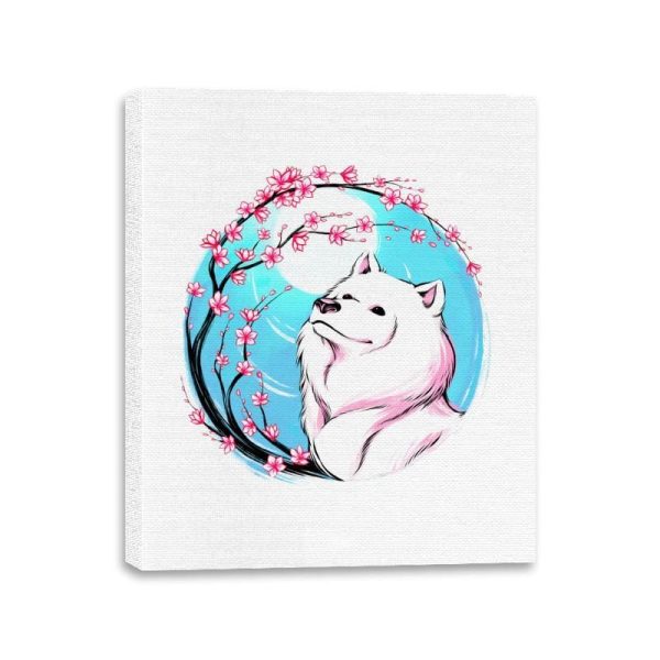 Samoyed Sakura - Canvas Wraps For Cheap - Image 2