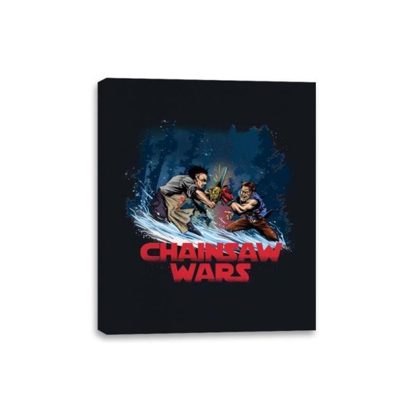 Chainsaw Wars - Canvas Wraps Cheap