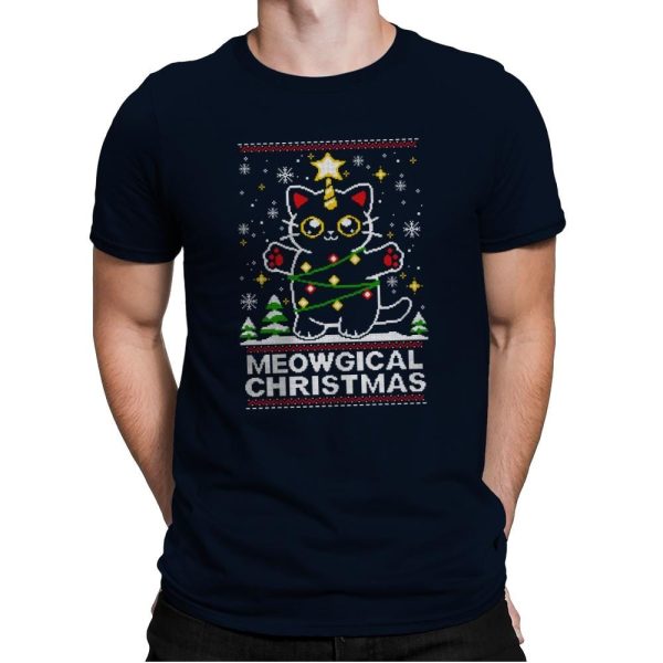 Meowgical Cat Christmas - Mens Premium Supply - Image 4