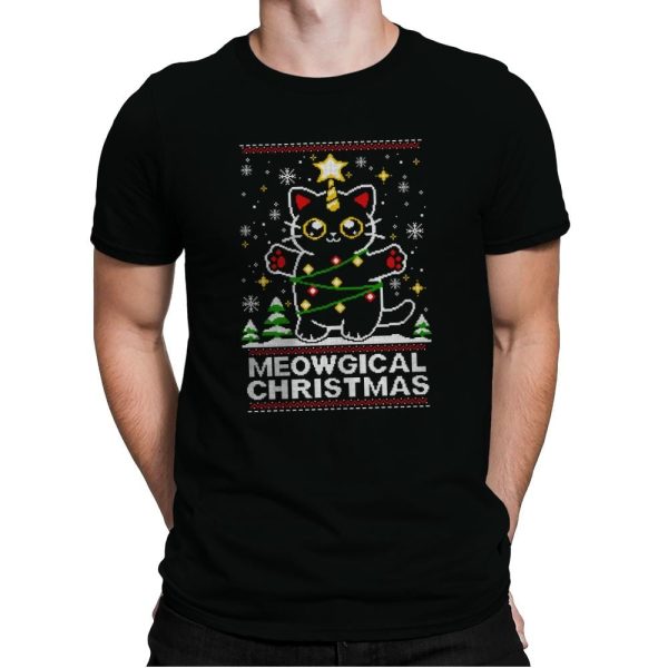 Meowgical Cat Christmas - Mens Premium Supply
