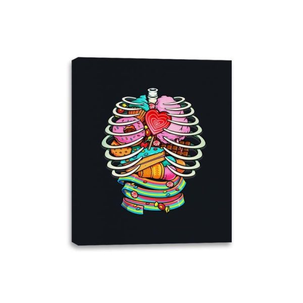 Unicorn Anatomy Sweet Inside - Canvas Wraps Online