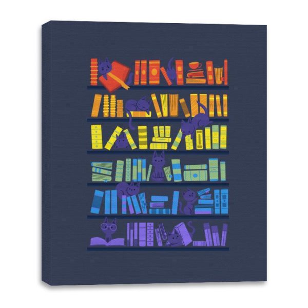 Library Kittens - Canvas Wraps Hot on Sale - Image 3