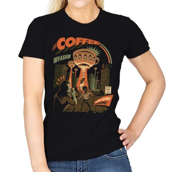 Coffee Invasion - Womens For Cheap