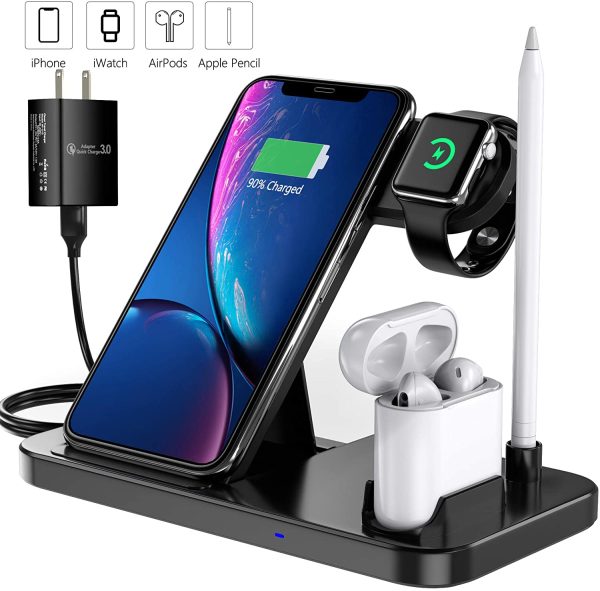 4 in 1 Wireless Charger Via Amazon on Sale