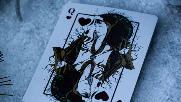 The Green Man Winter v2 Playing Cards Cartamundi For Discount - Image 5