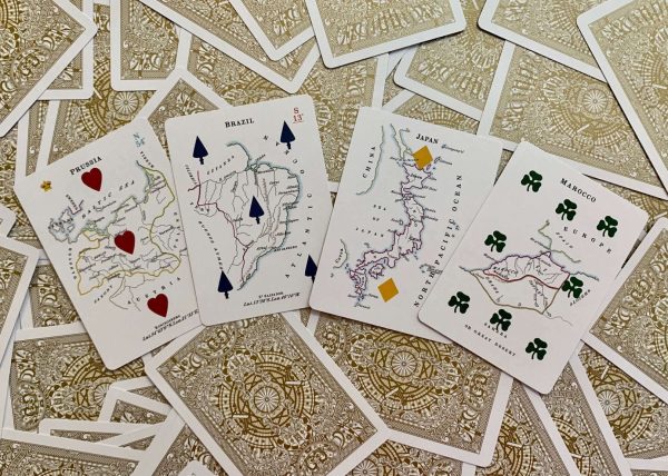 Geographical Gilded Playing Cards USPCC For Cheap - Image 4