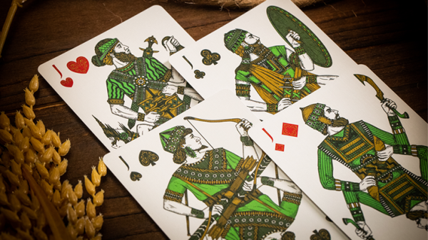 Babylon Forest Green Playing Cards TPCC For Cheap - Image 5
